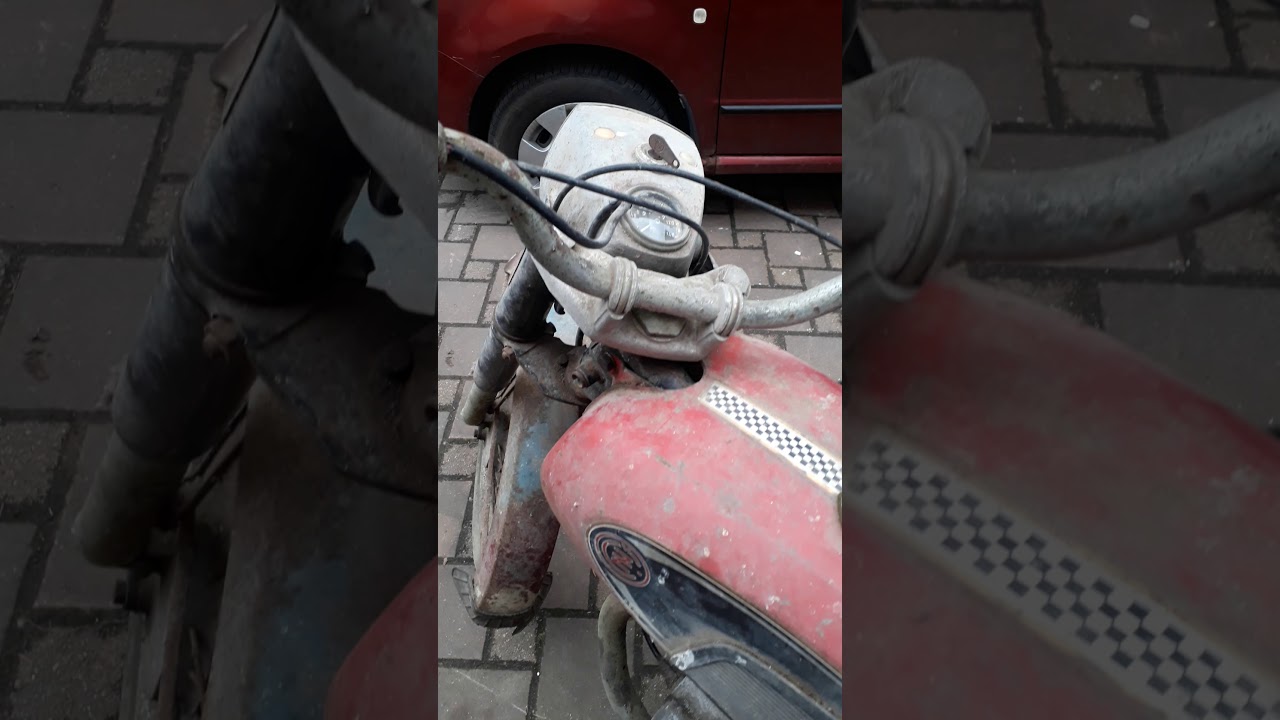 Přejímka motocyklu ČZ 477 před STK