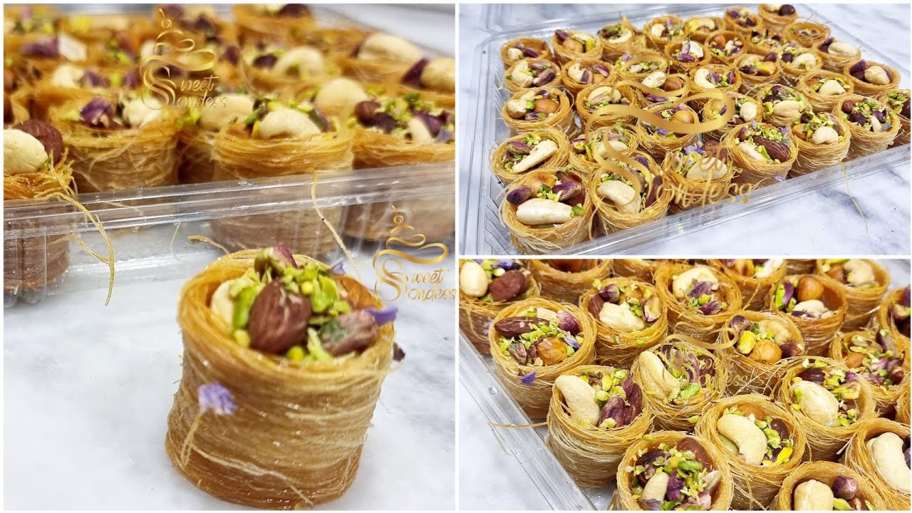 أسهل طريقة كنافة عش البلبل و الألذ دائما وابدا / kounefa och bolbol