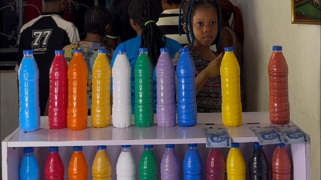 HOW TO MATCH THIS VERY FUNNY & ENTERTAINING 12 BOTTLE  COLOR CHALLENGE - BEST FAMILY GAME SHOW 