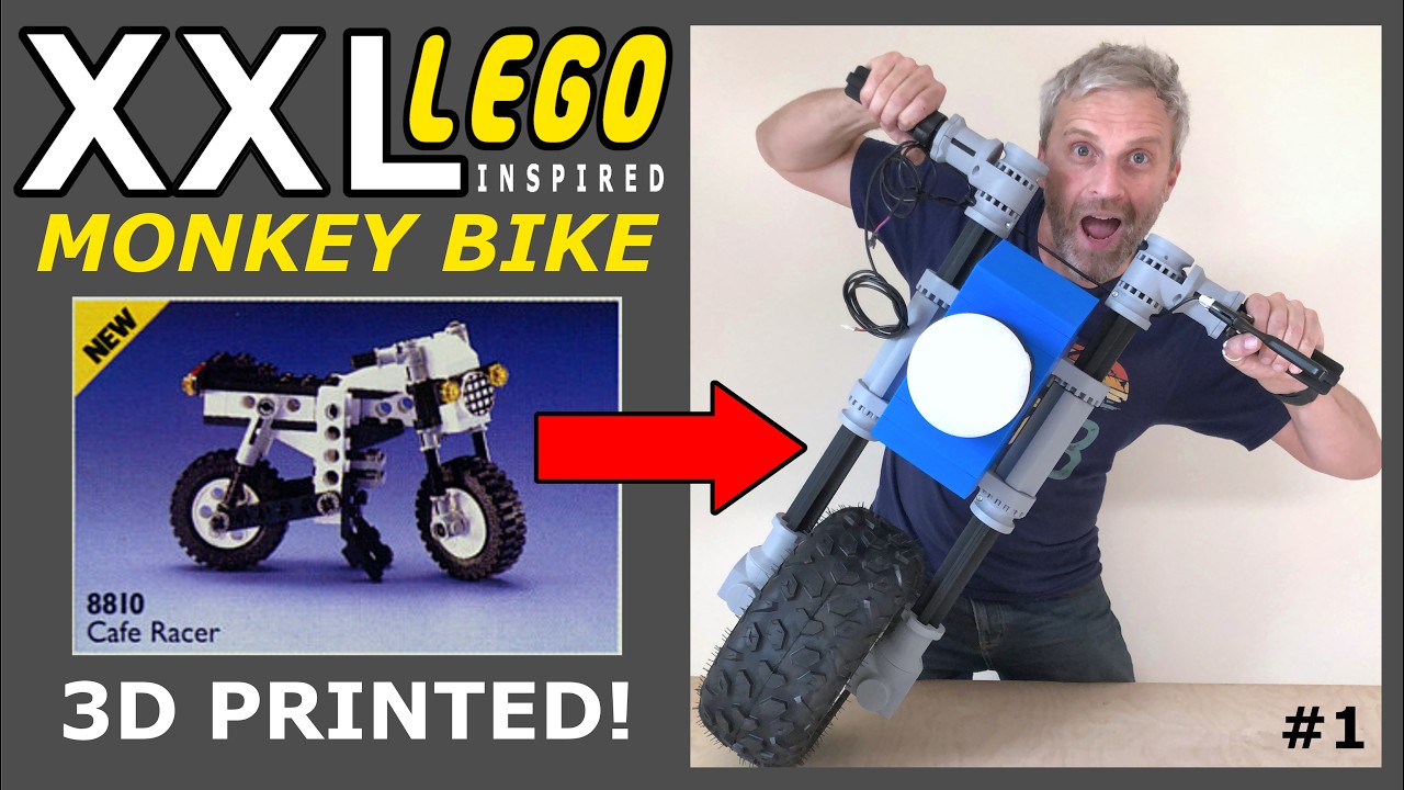GIANT Lego Inspired Monkey Bike!! - Part 1