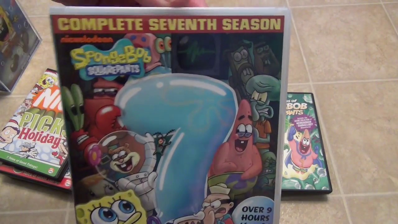 My Complete SpongeBob SquarePants DVD and Blu-Ray Collection