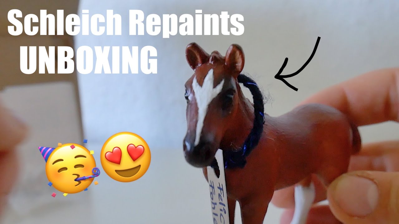 😍SCHLEICH HORSE UNBOXING😍🔥 Schleich Repaints & CollectA Steiger (Modellpferde Haul)