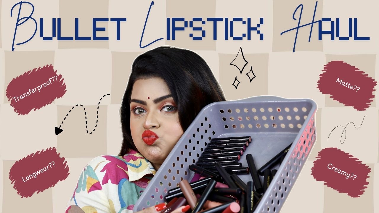Bullet Lipstick Haul | 🔺 Reviews And Swatches Of 3 Bullet Lipstick Sets
