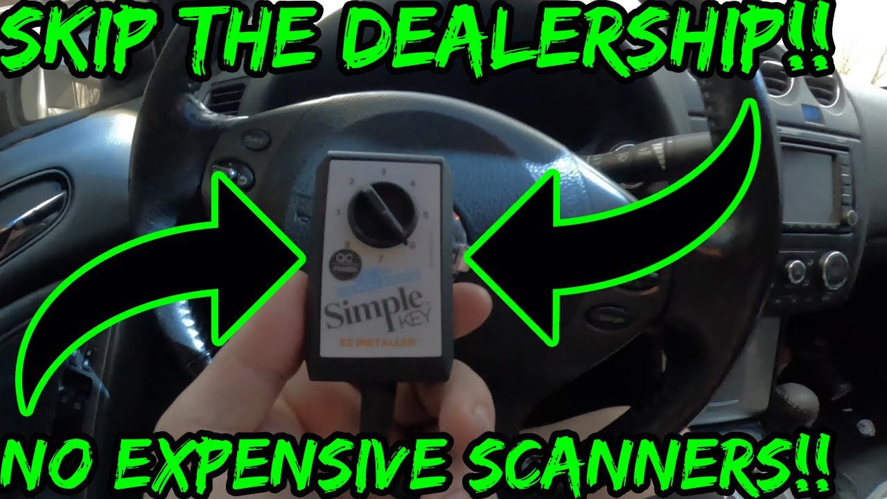 Programming a New Key Fob to a 07-12 Altima Without an Expensive Scanner!!!