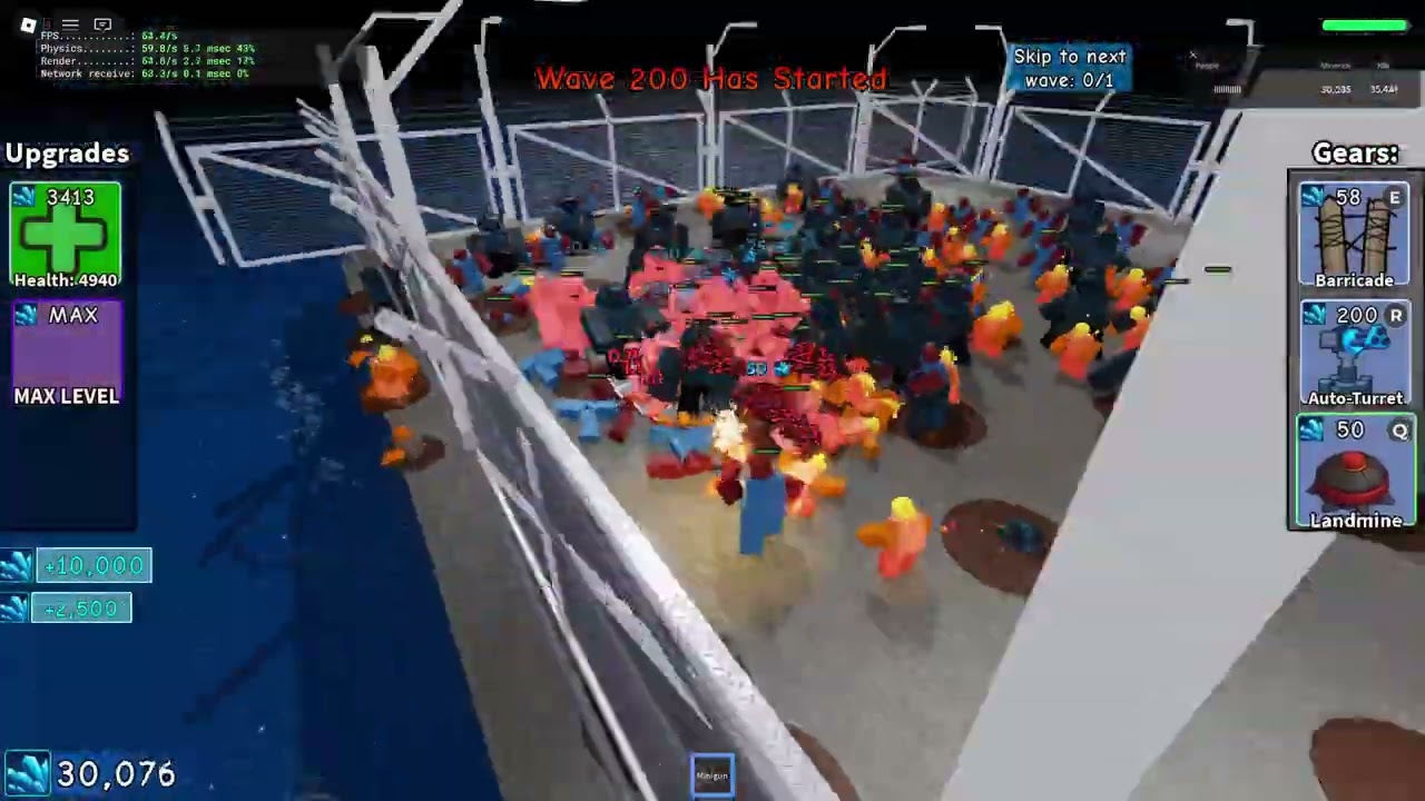 Survive Zombie Arena Wave 200