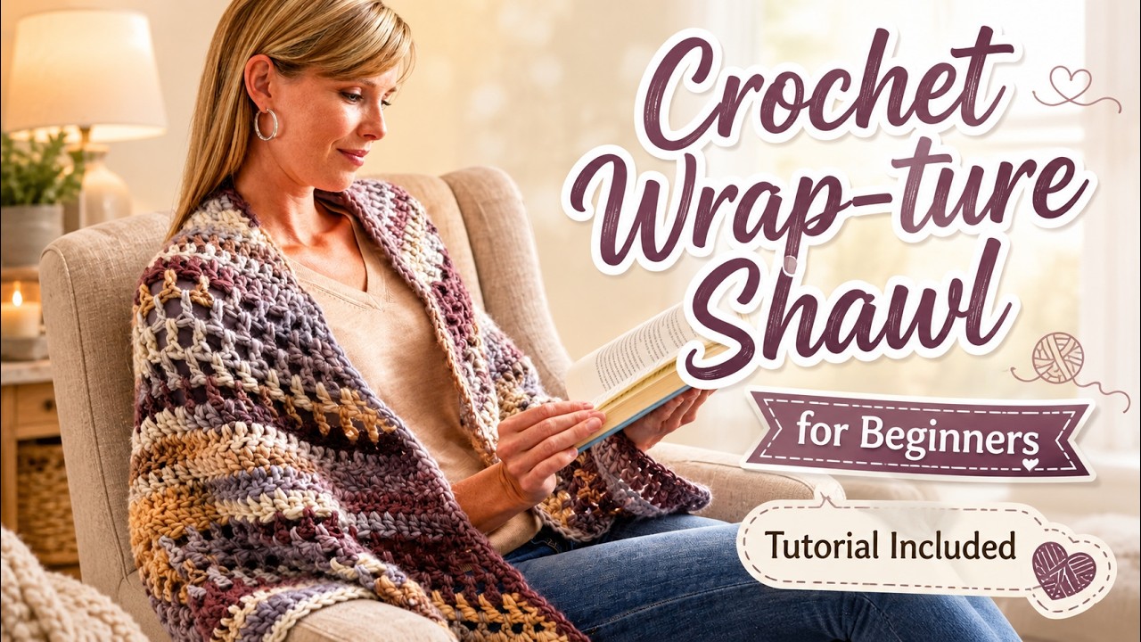 Beginner Crochet Wrap-ture Shawl