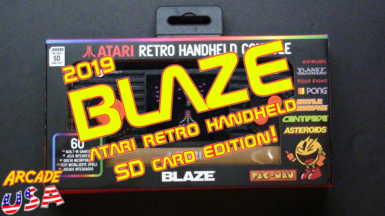 2019 Blaze Atari Retro Handheld (SD card edition!)