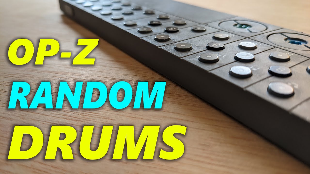 The OP-Z Makes Random Drum Patterns!