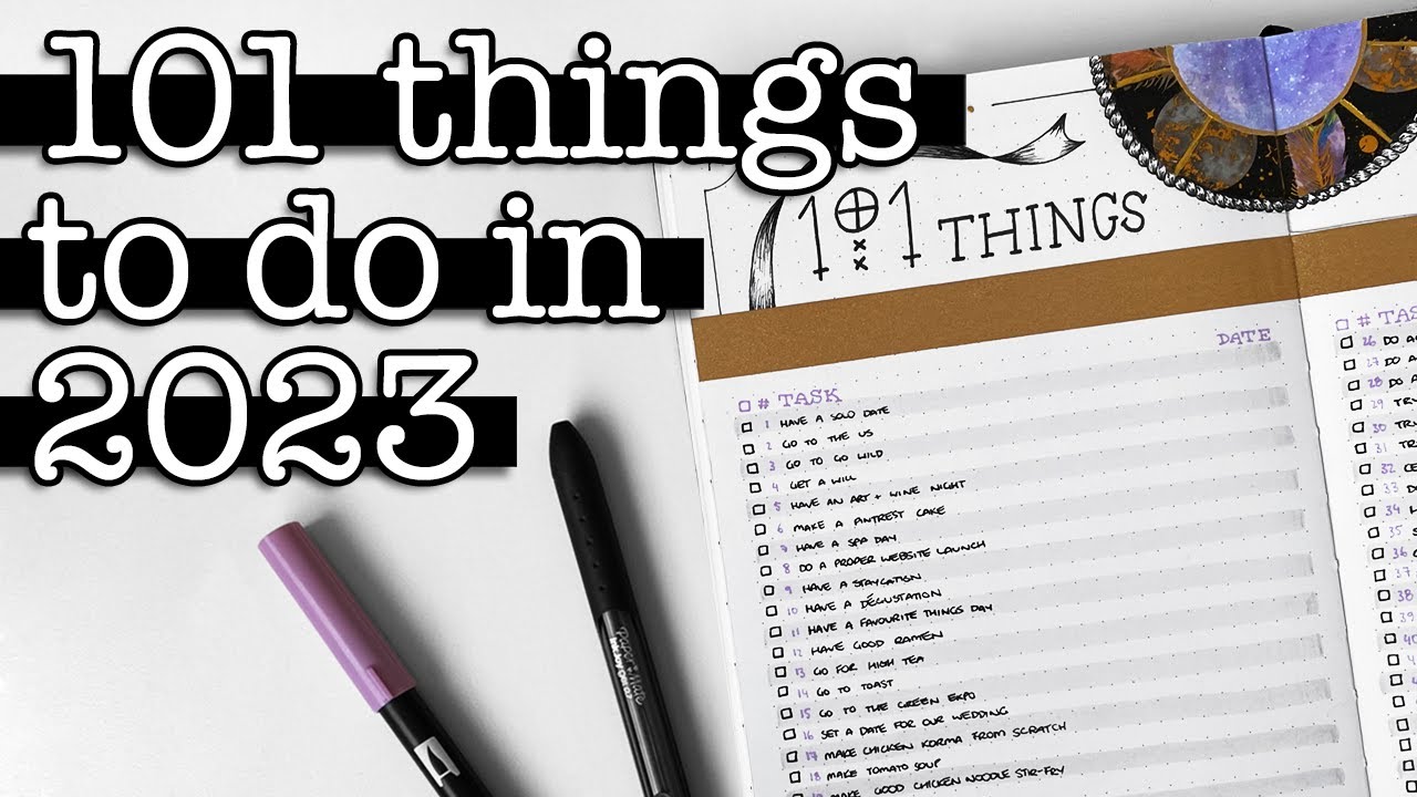 Goal setting for the new year 💜 How I'm setting 101 goals for the year ahead