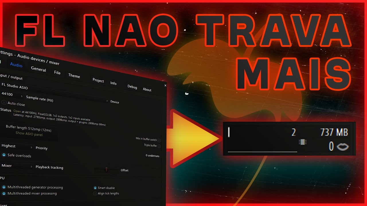 COMO OTIMIZAR O FL STUDIO PRA NÃO TRAVAR
