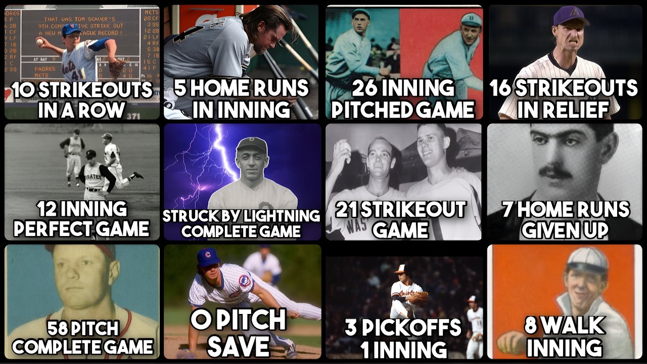 MLB's Rarest Pitching Feats Explained