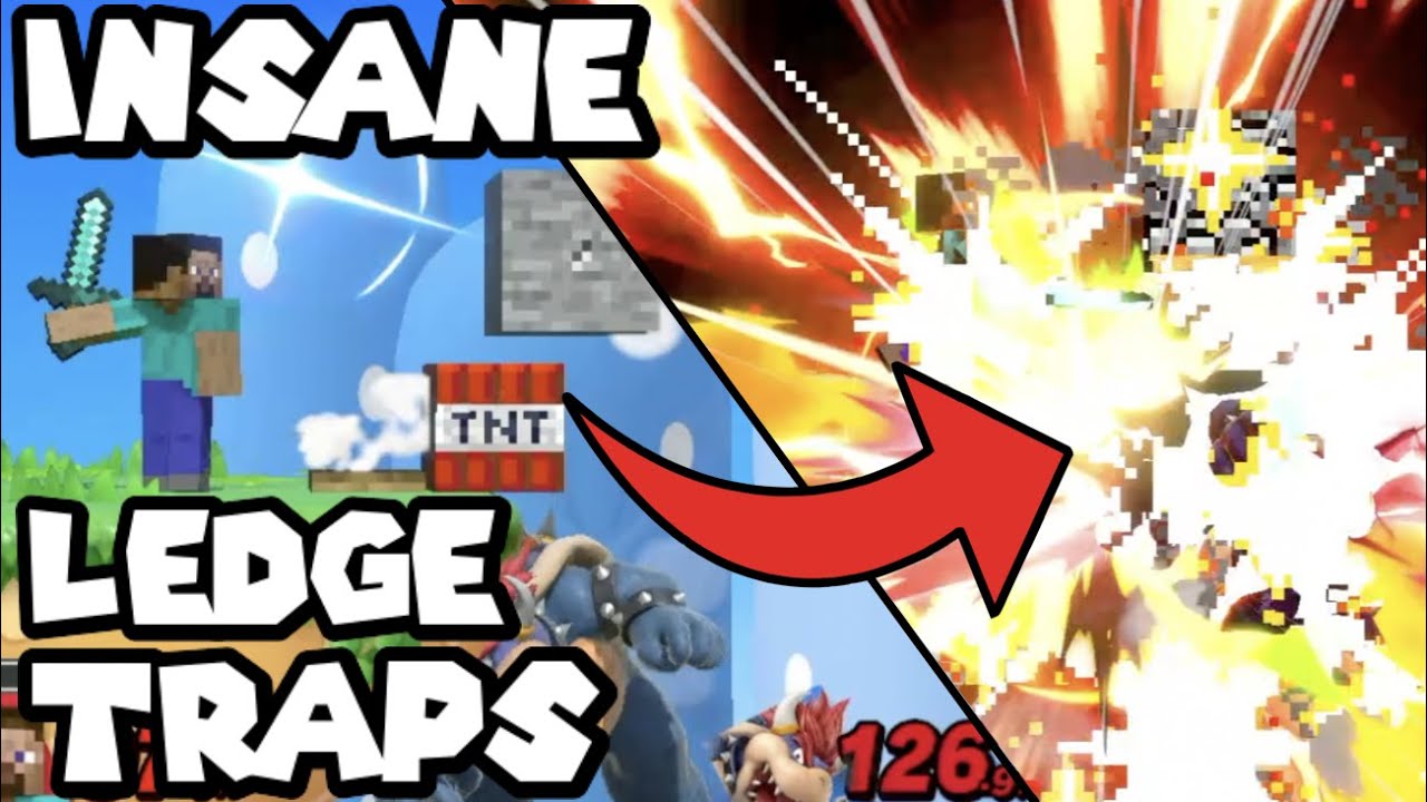 THESE LEDGE TRAPS ARE INSANE!! (Sweeping With Steve) Super Smash Bros.