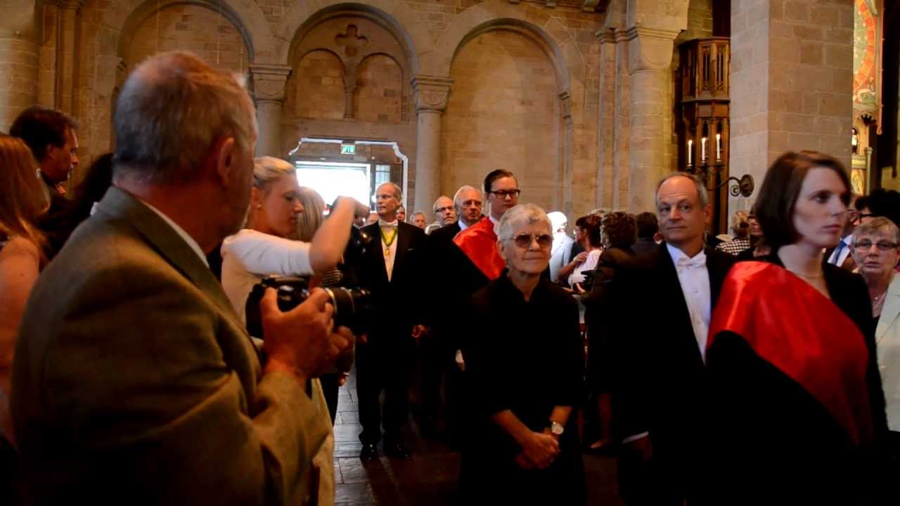 Promovering Lund 2012 - Processionen i Domkyrkan