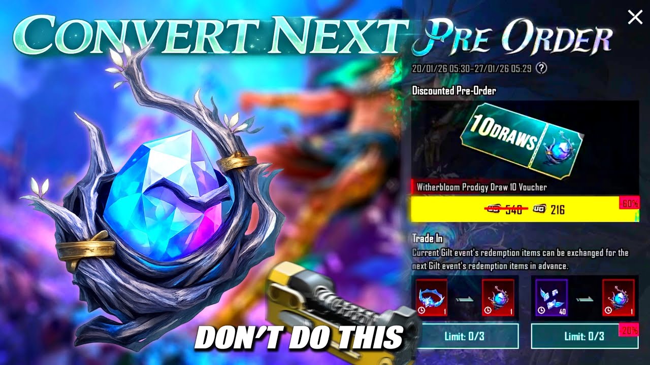 How To Convert Gem in BGMI | Get Material Secret | New Pre Order in BGMI 4.2 Update