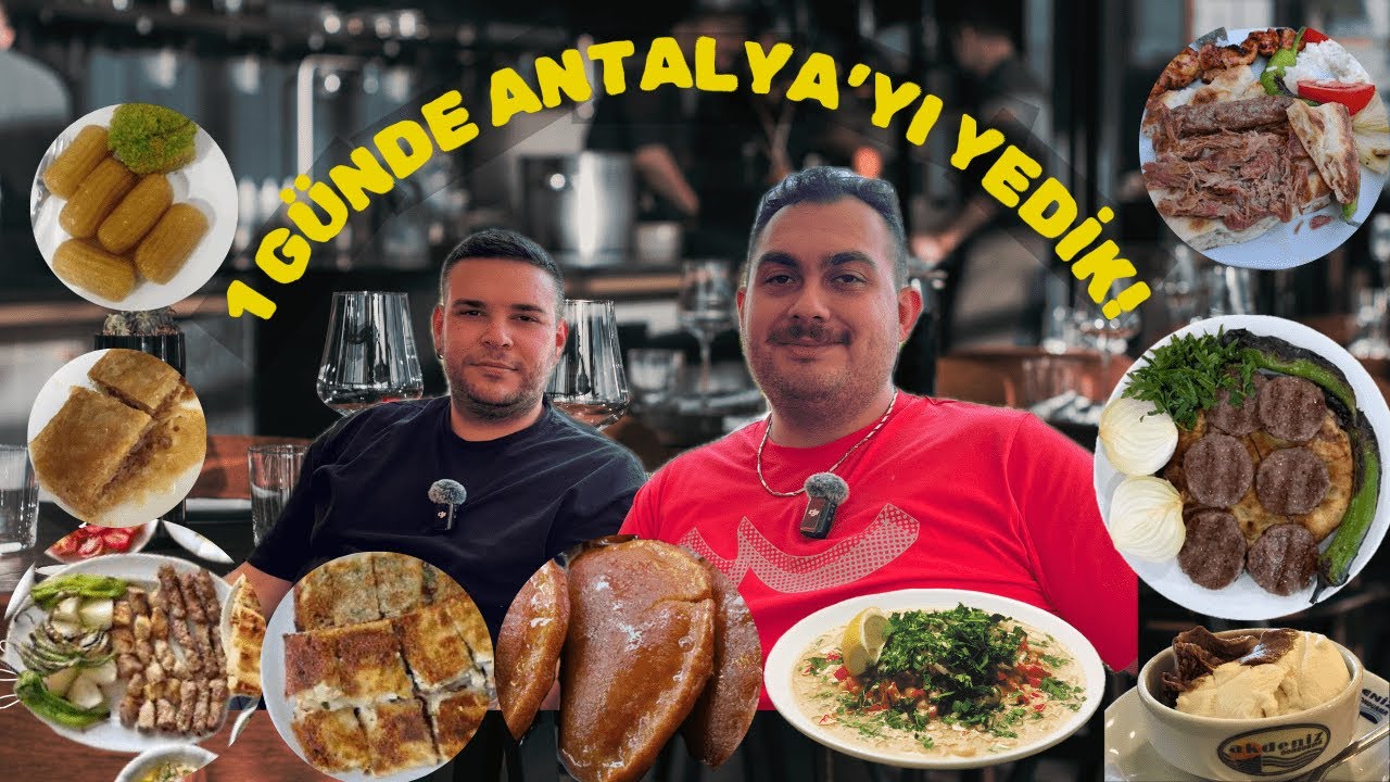1 Günde Antalya’yı Yedik! 😱 Bu Lezzetler Efsane 🔥