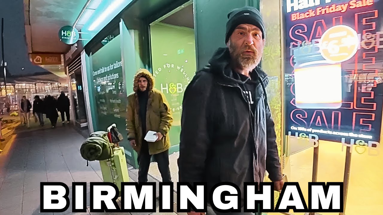 Homeless Kick Off At Birmingham Christmas Sausage Fest 🇬🇧
