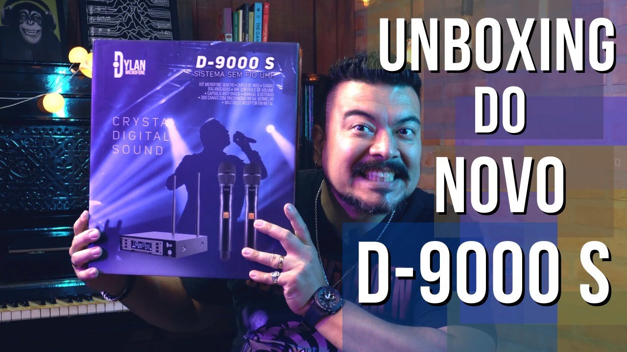 UNBOXING - NOVO SISTEMA SEM FIO DYLAN D9000S