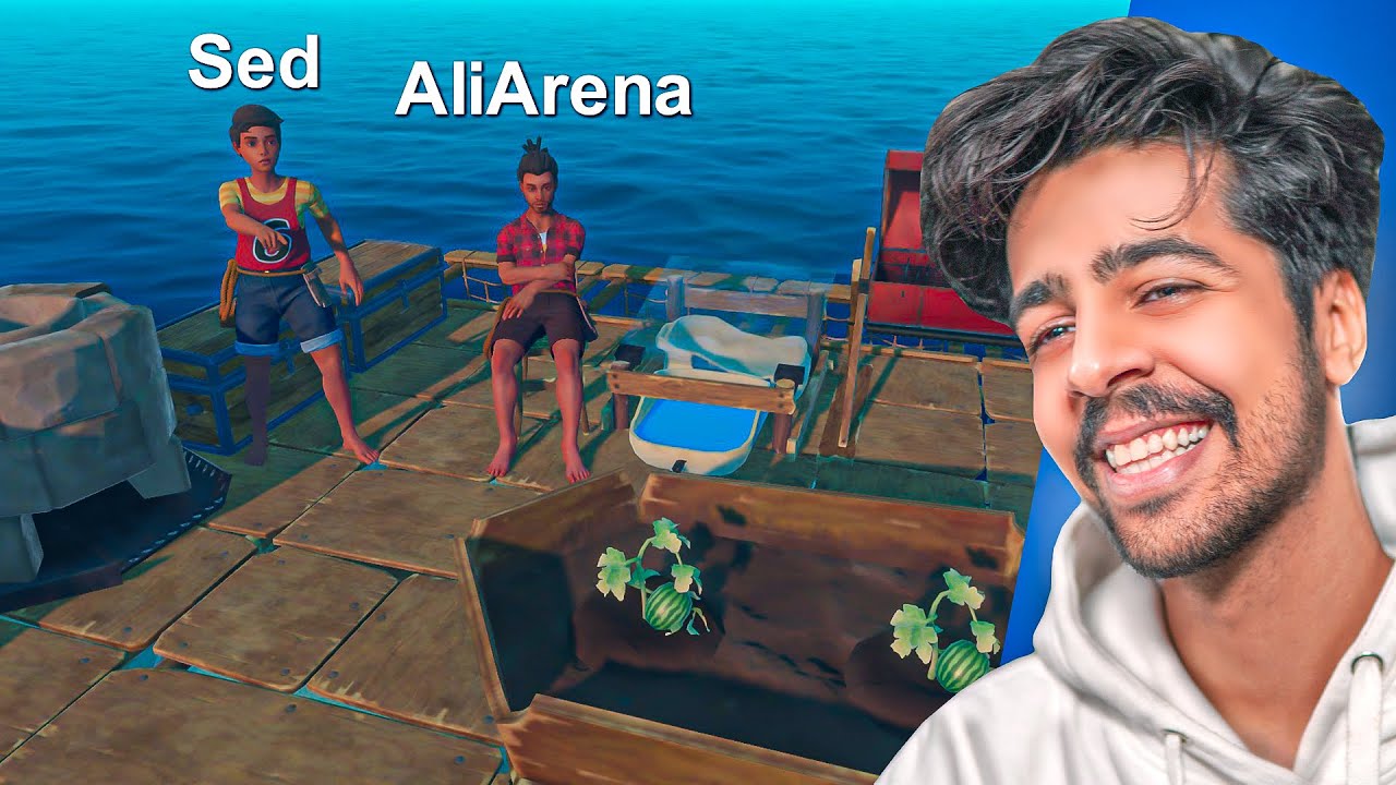 بالاخره یه جزیره بزرگ پیدا کردیم ! 🔥😮 | RAFT