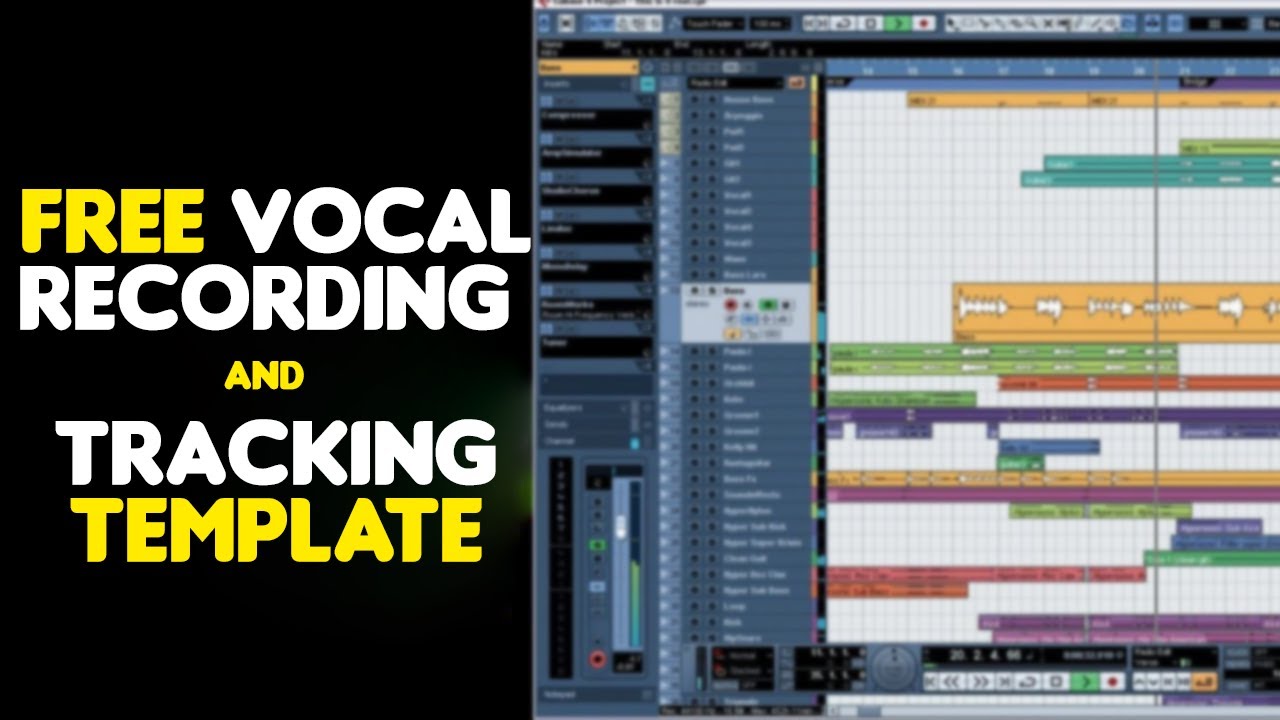 Free Vocal Tracking Template For all DAW - How to set Vocal Tracking Template