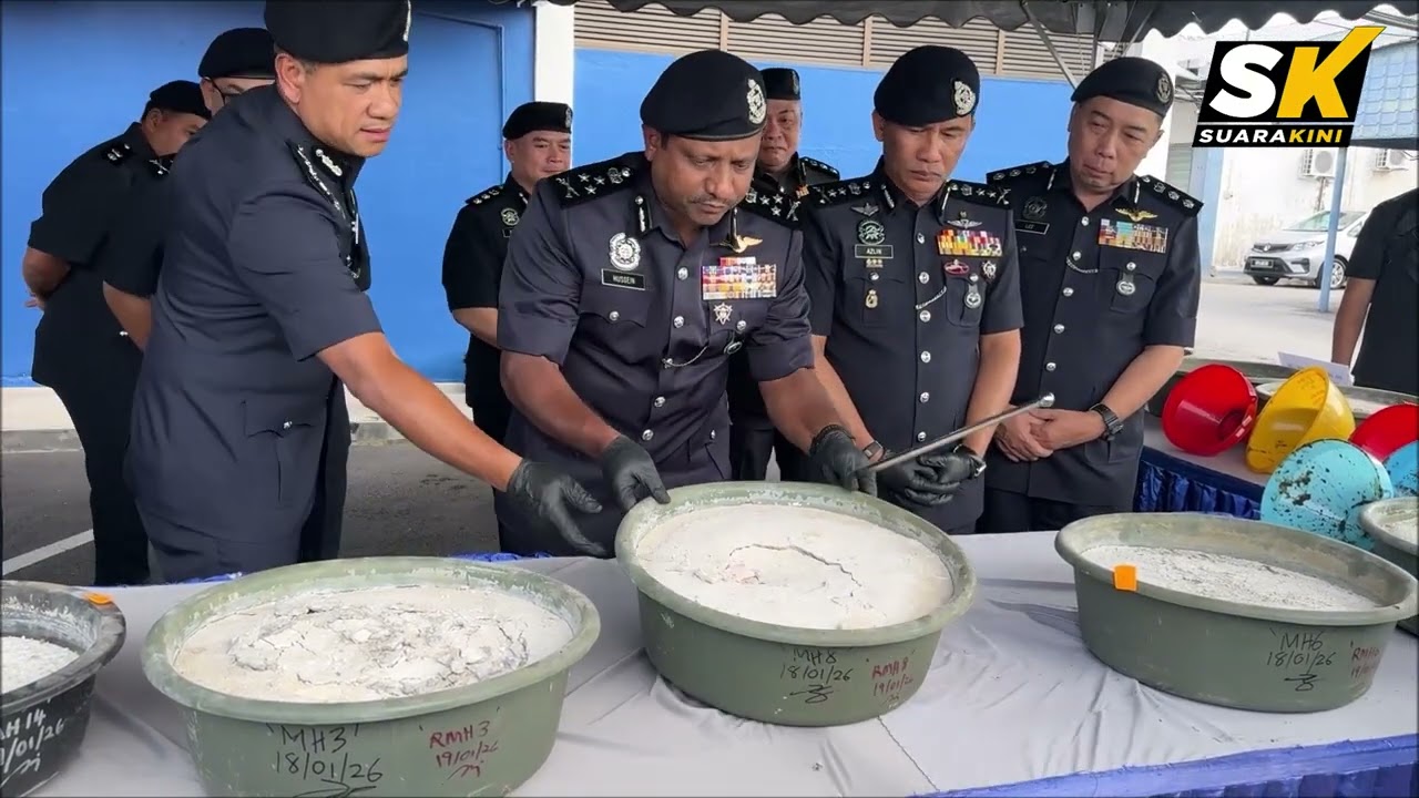 Polis bongkar stor simpanan dadah, rampas dadah bernilai RM37.3 juta