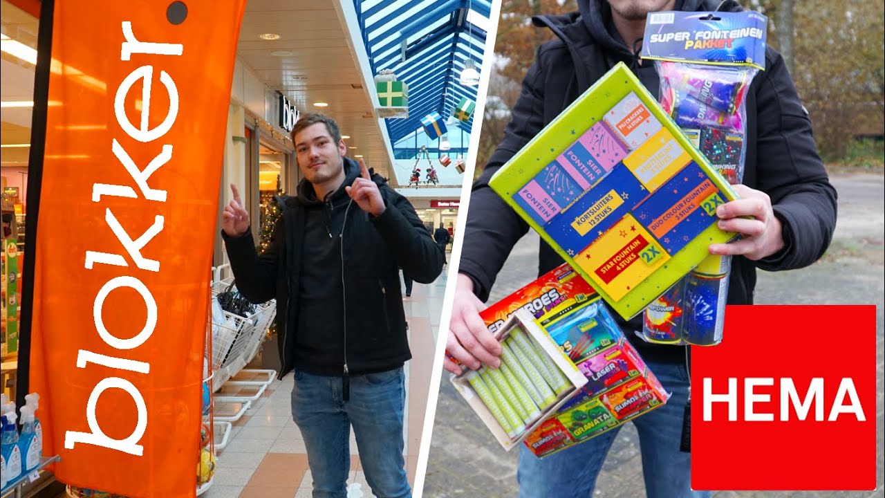 AL HET VUURWERK VAN DE HEMA & DE BLOKKER KOPEN EN AFSTEKEN! 2022