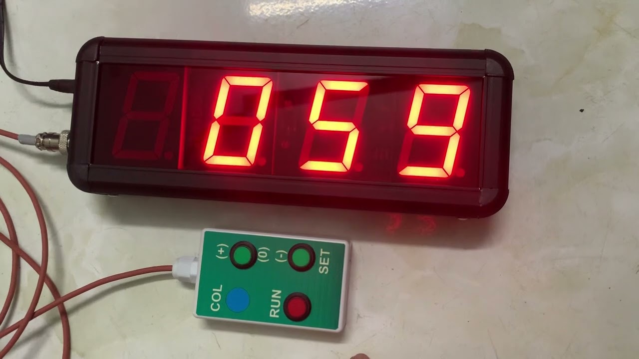 Đồng hồ led đếm ngược phút giây