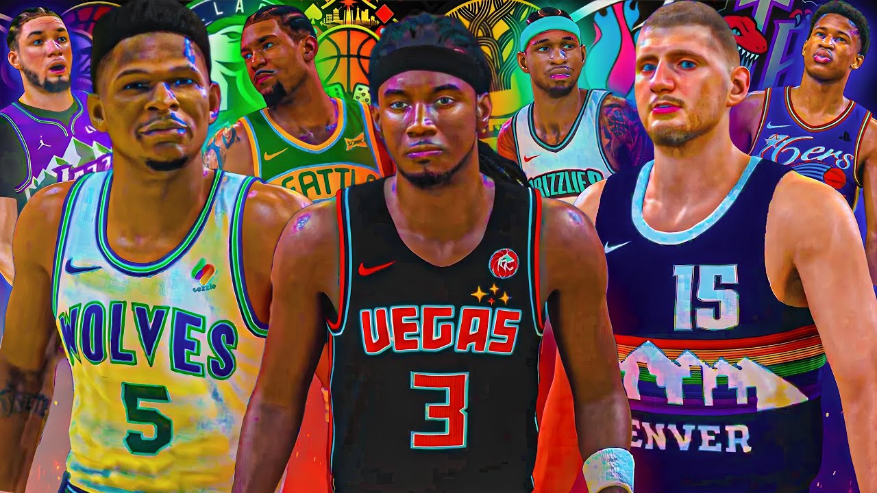 I Rebranded the ENTIRE NBA… | NBA 2K26 Las Vegas High Rollers MyNBA Franchise