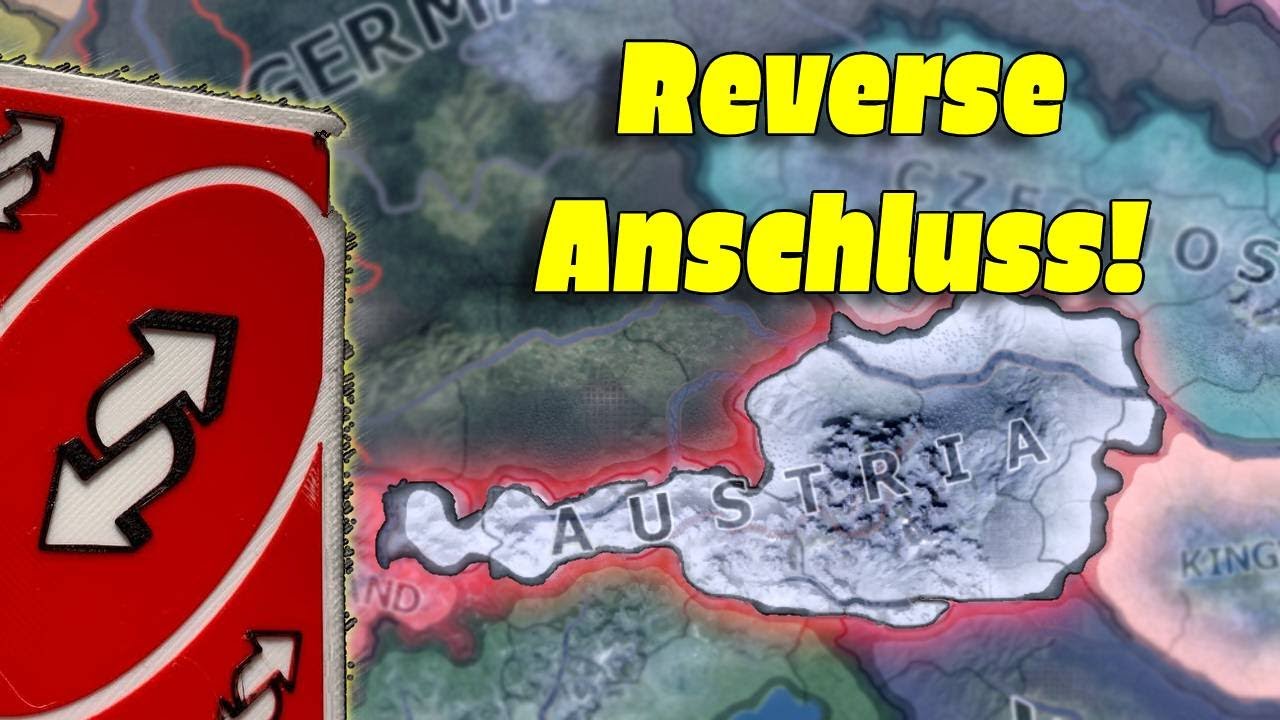 Hoi4: Austria pulls a reverse-Uno and Anschlusses Germany!