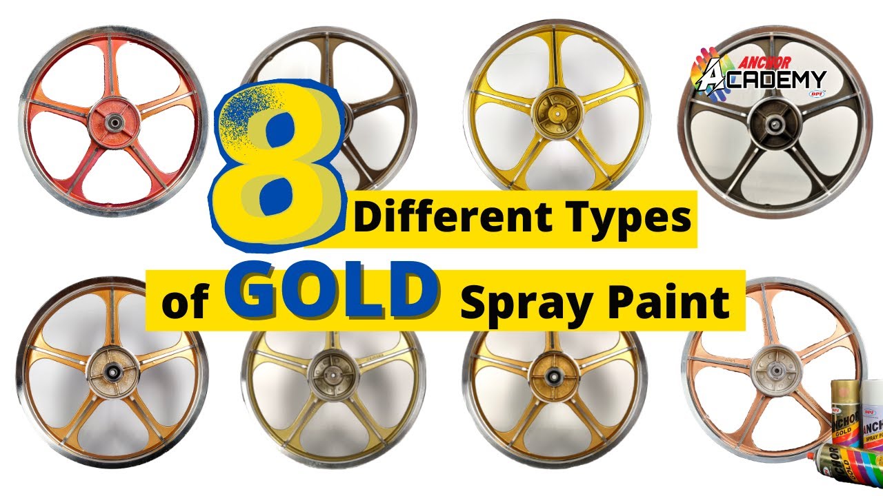 DPI Anchor Gold Spray| Spray Paint | Semburan Cat ♦️ DPI Anchor Academy