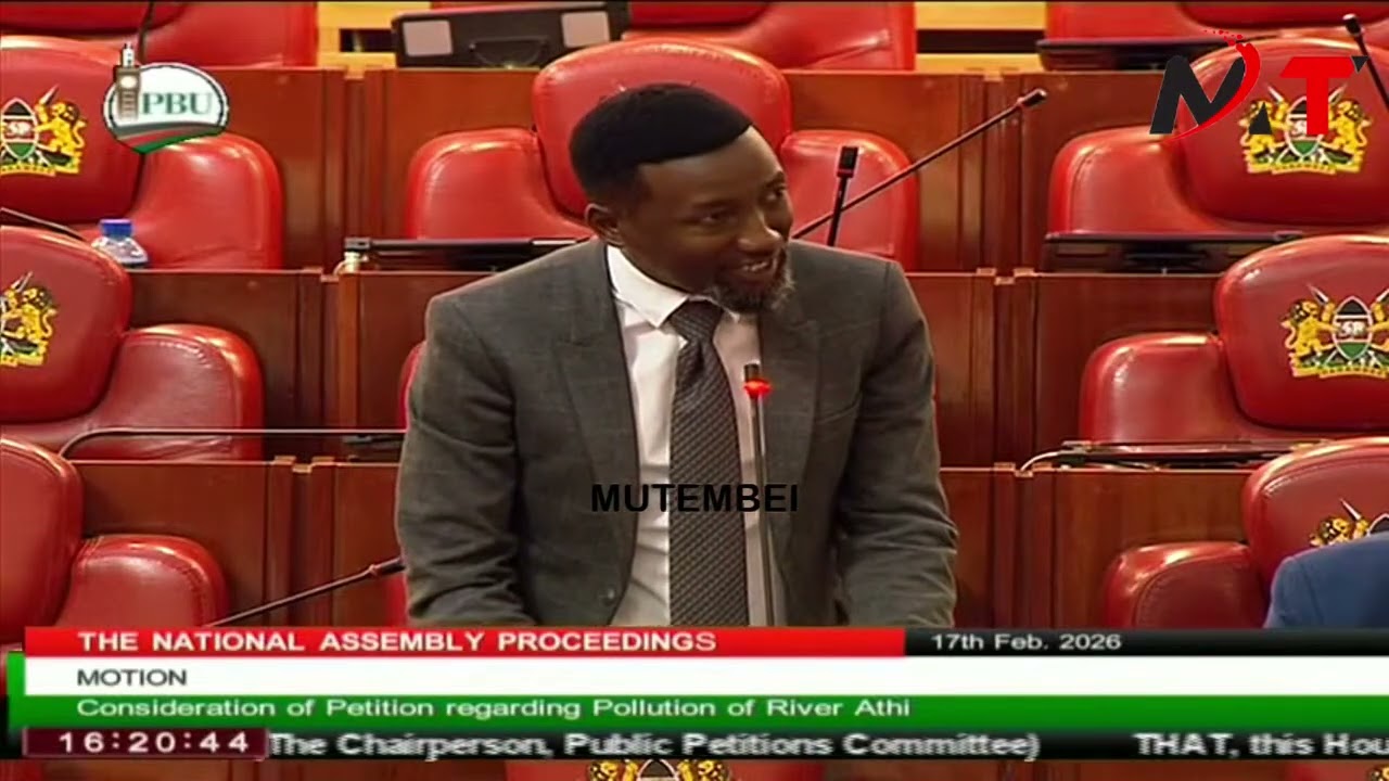 NEWLY ELECTED RUTO'S MP OF MBEERE NORTH,LEO WAMUTHENDE SPEAKS FOR THE FIRST TIME IN PARLIAMENT