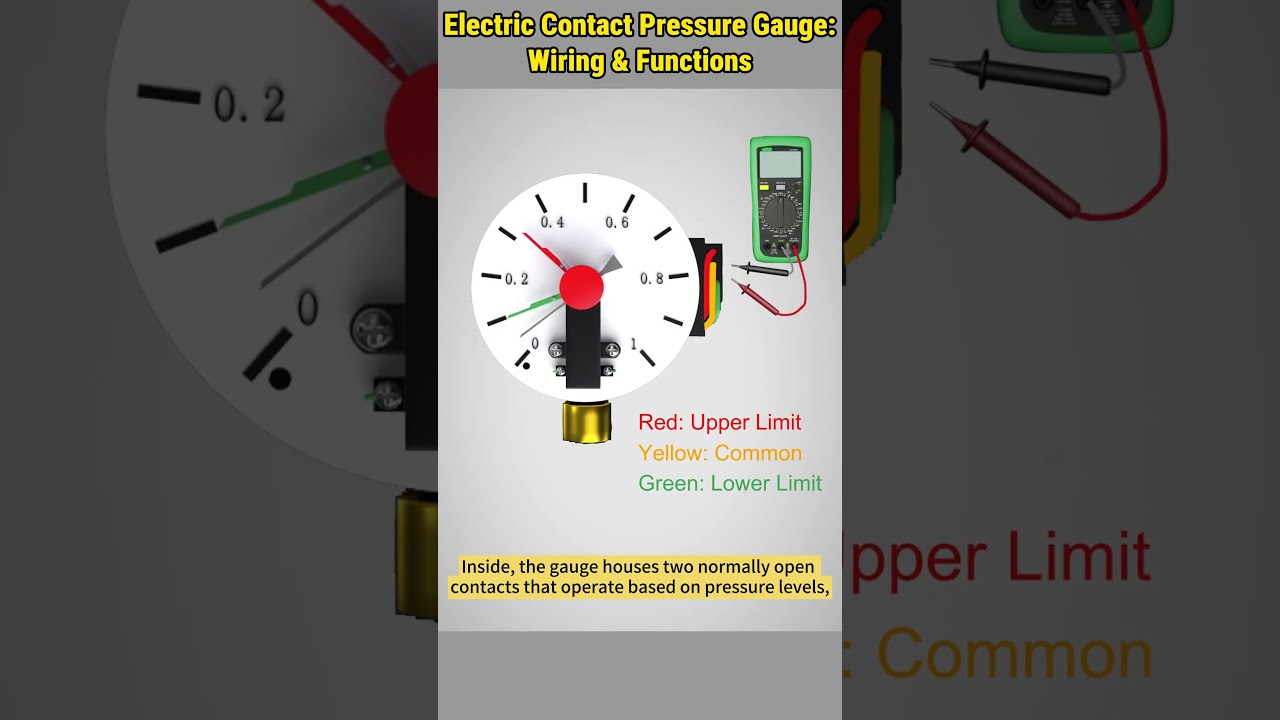 Electric Contact Pressure Gauge | How It Works & How to Wire It