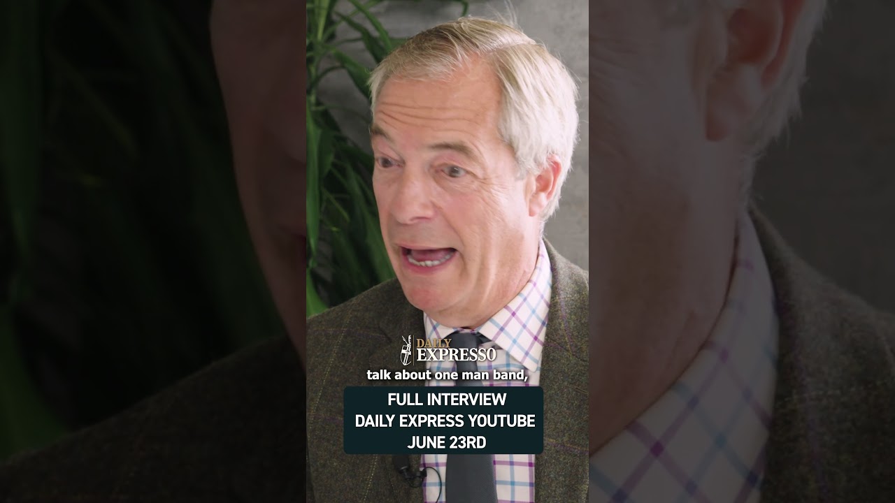 'One-man band!' Nigel Farage mocks Rupert Lowe's Restore Britain | Daily Expresso