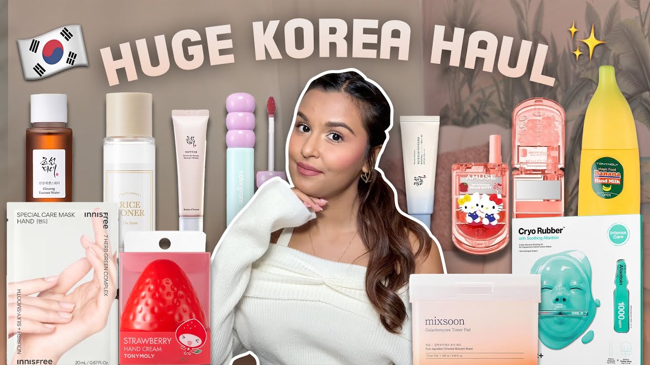 EVERYTHING I bought from South Korea🇰🇷 / Skincare, Makeup, Snacks & Fashion Haul