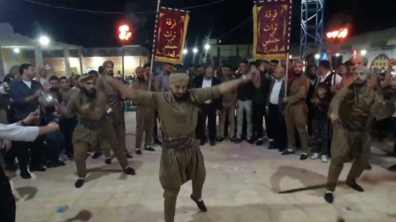عراضة حمصية فرقة تراث حمص العدية