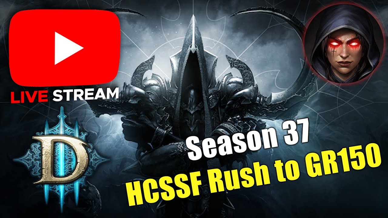 Diablo 3 Season 37 - HCSSF GR150 done, Wizard Push today then some Jotunnslayer (new update)