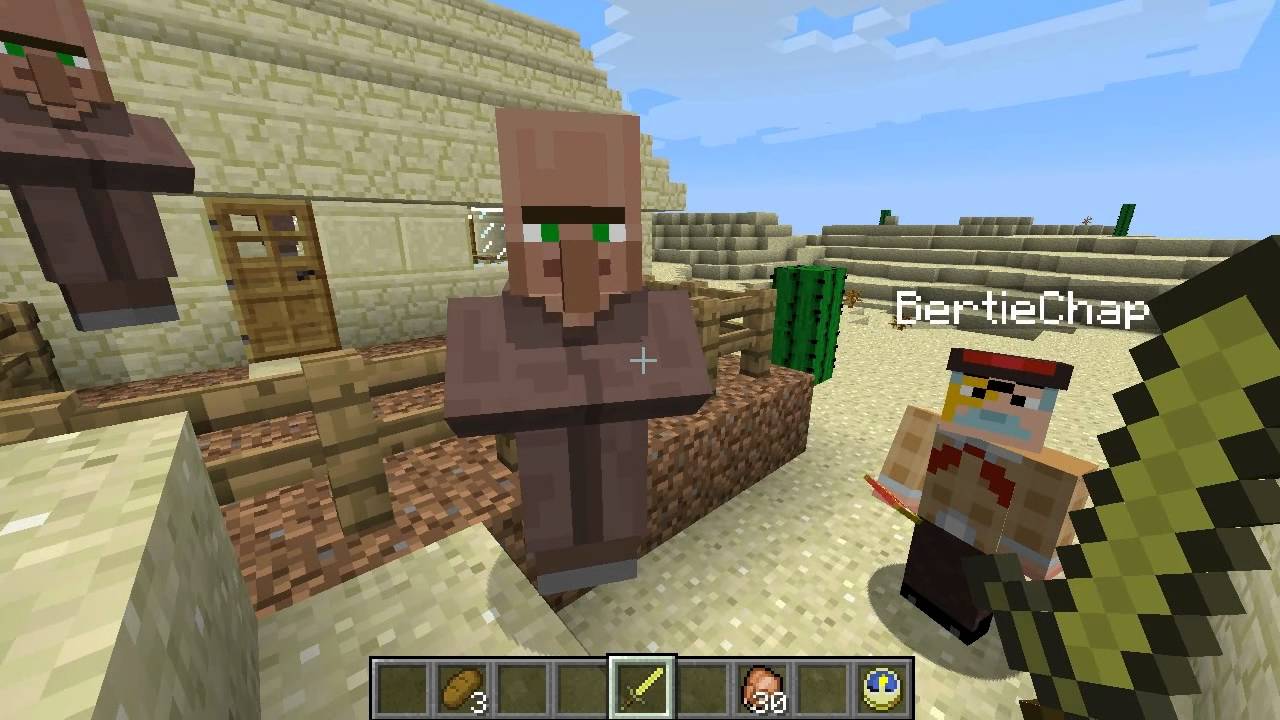 Minecraft VILLAGERS GONNA HATE !! 1.4