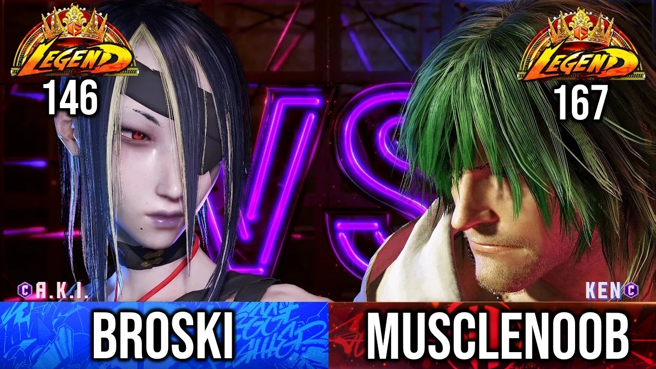 [Street Fighter 6] A.K.I. vs Ken | SF6 Pro Ranked Match