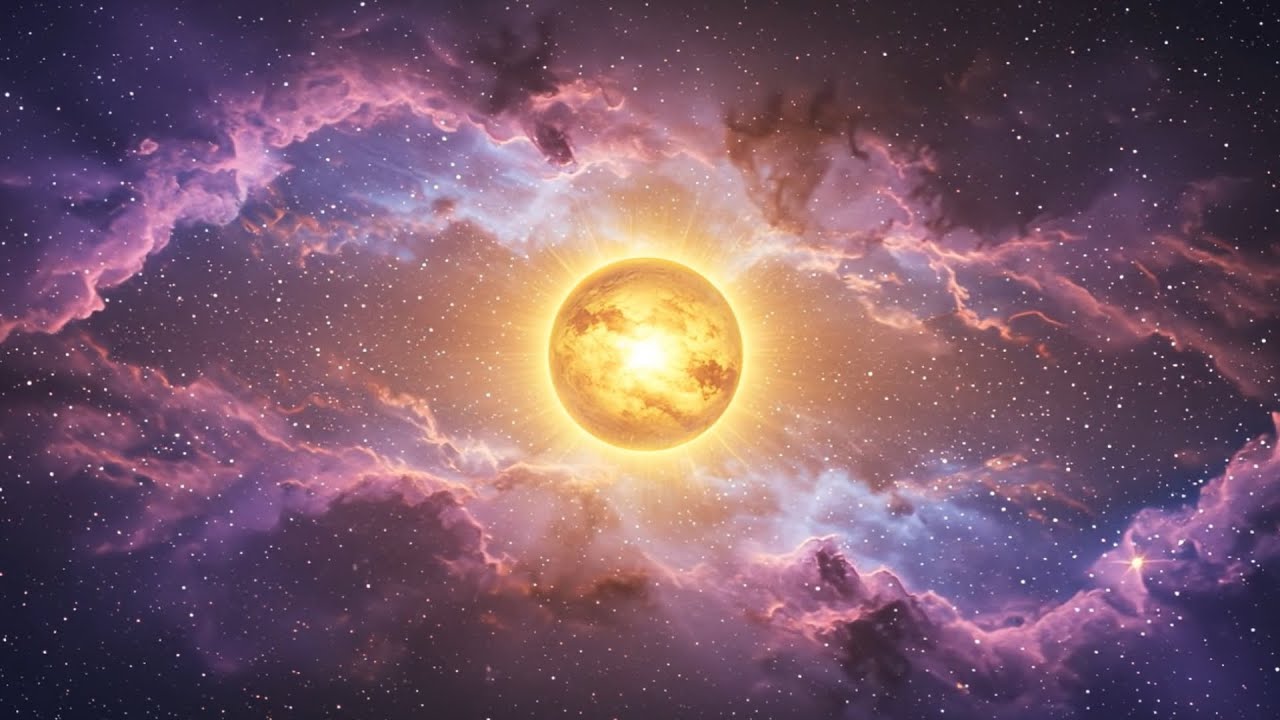 [10 Hours] Cosmic Glow Solar Plexus Chakra – Radiant Sun of Confidence & Power 432Hz