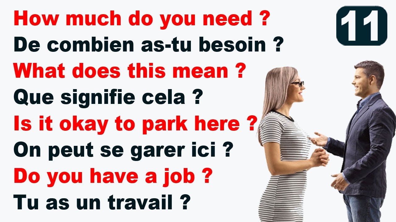 60 Questions et Reponses très Utiles en Anglais || Questions and Answers