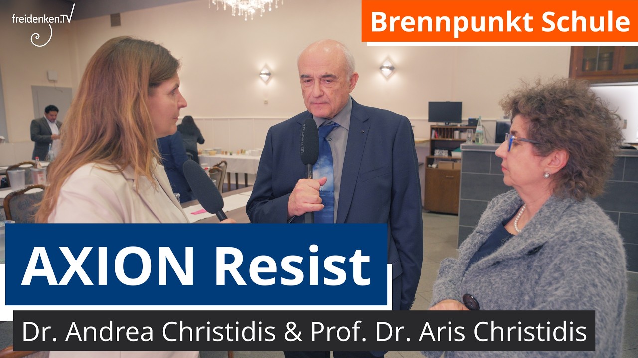AXION Resist Kongress - Interview Dr. Andrea Christidis und Prof. Dr. Aris Christidis