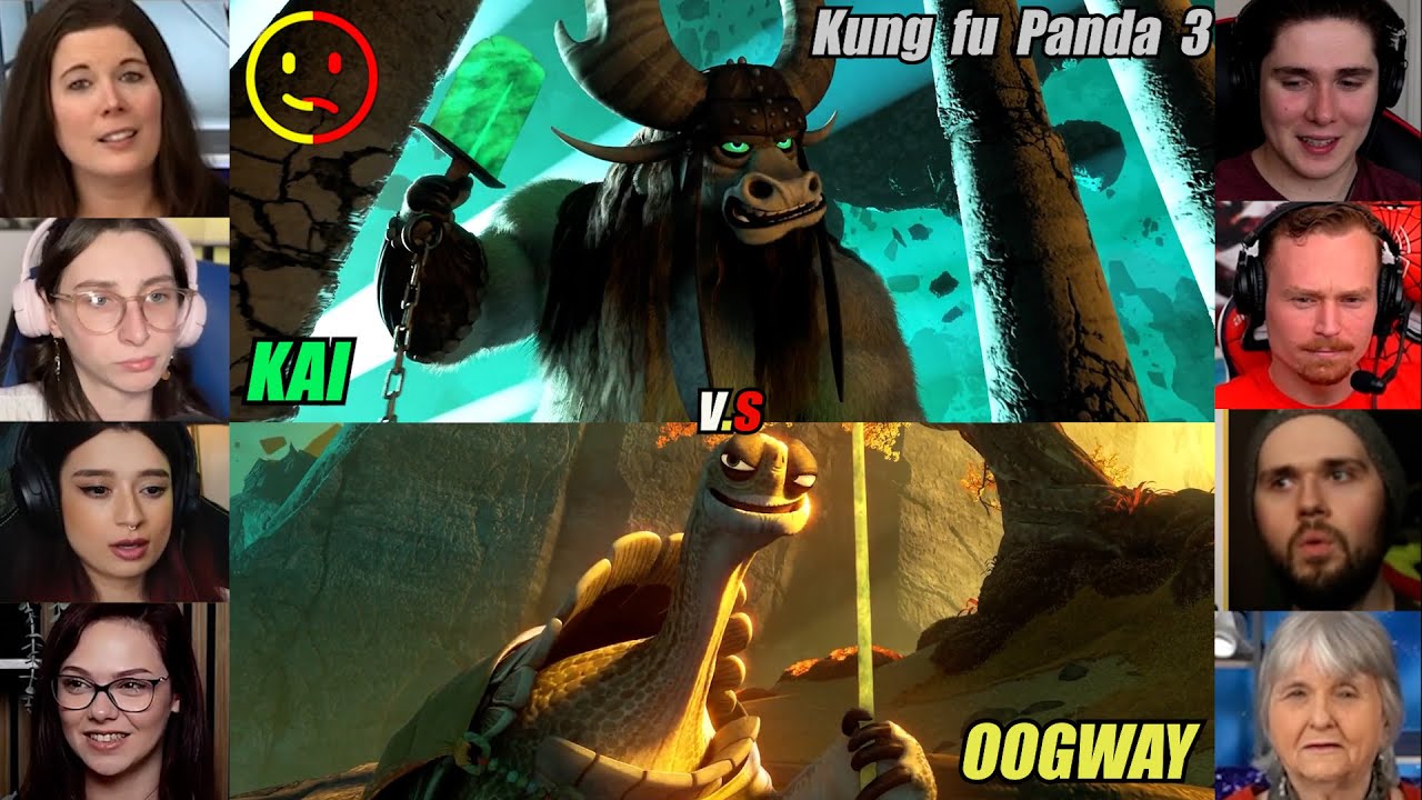 Kai vs Oogway |  Kung fu Panda 3 |  Reaction Mashup  | 