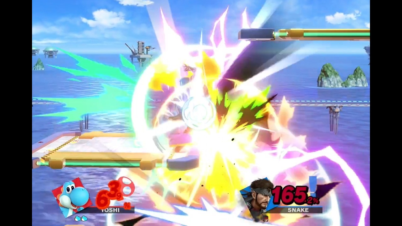 Super Smash Bros Ultimate - SantaClauss (Yoshi) vs Elite Smash (Snake)  - Raw footage