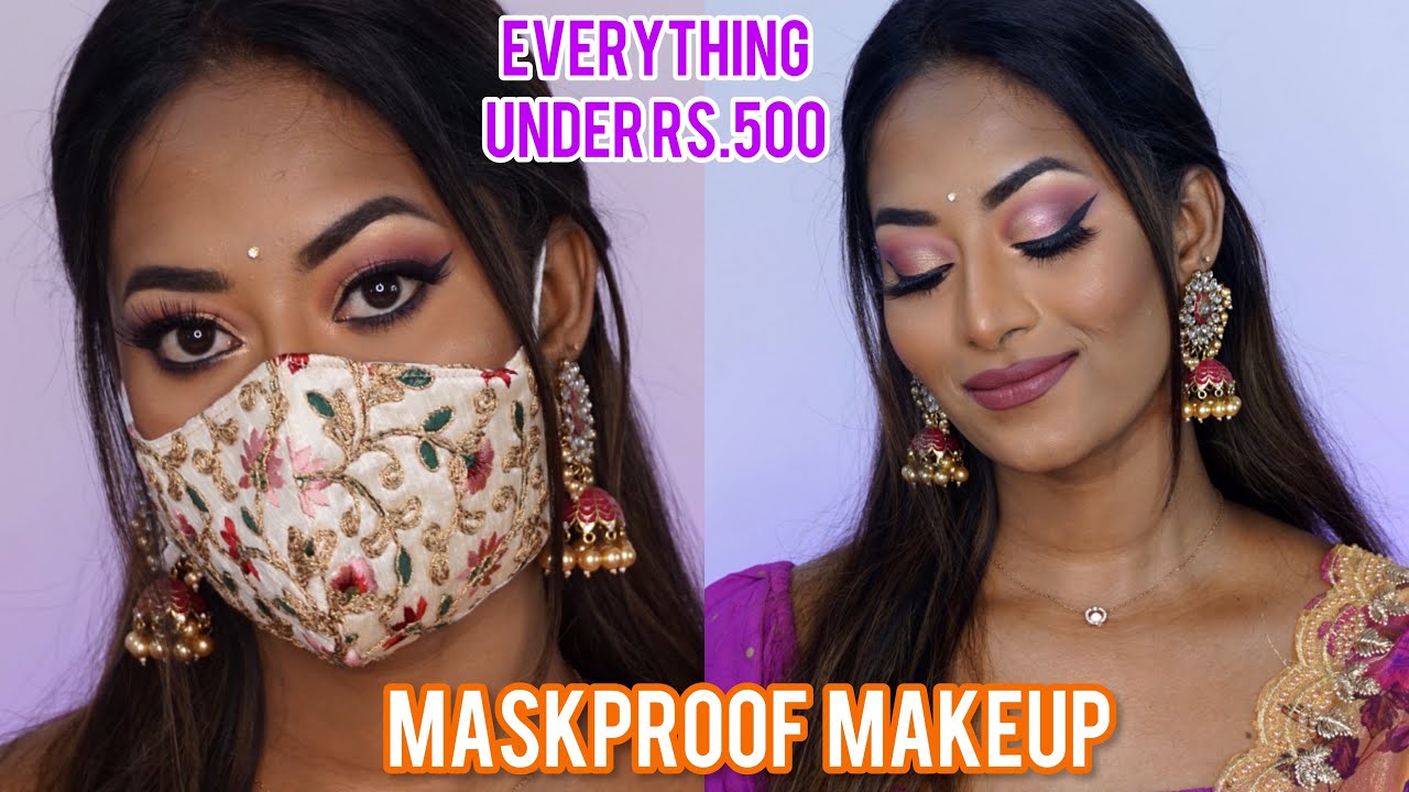 MASK-PROOF Indian Wedding Guest Makeup ✨*UNDER Rs.500 *✨each |Tips & Tricks |
