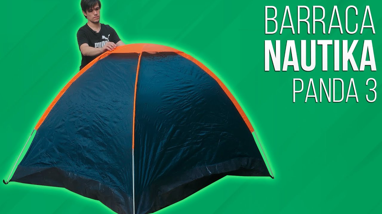 Barraca de Camping NAUTIKA Panda 3 UNBOXING REVIEW