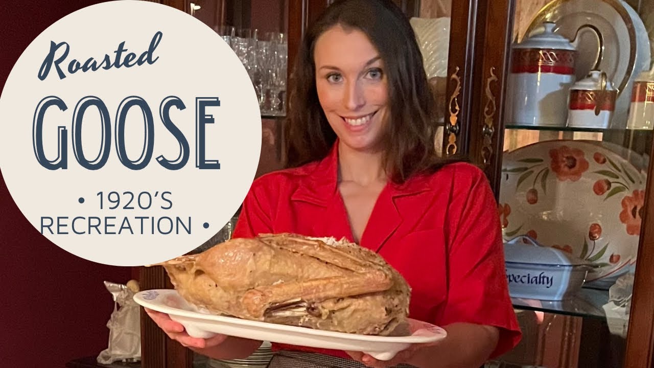 Roasting a Holiday Goose | Recreating Vintage Recipes From The 1920s | 52 Sunday Dinners Project