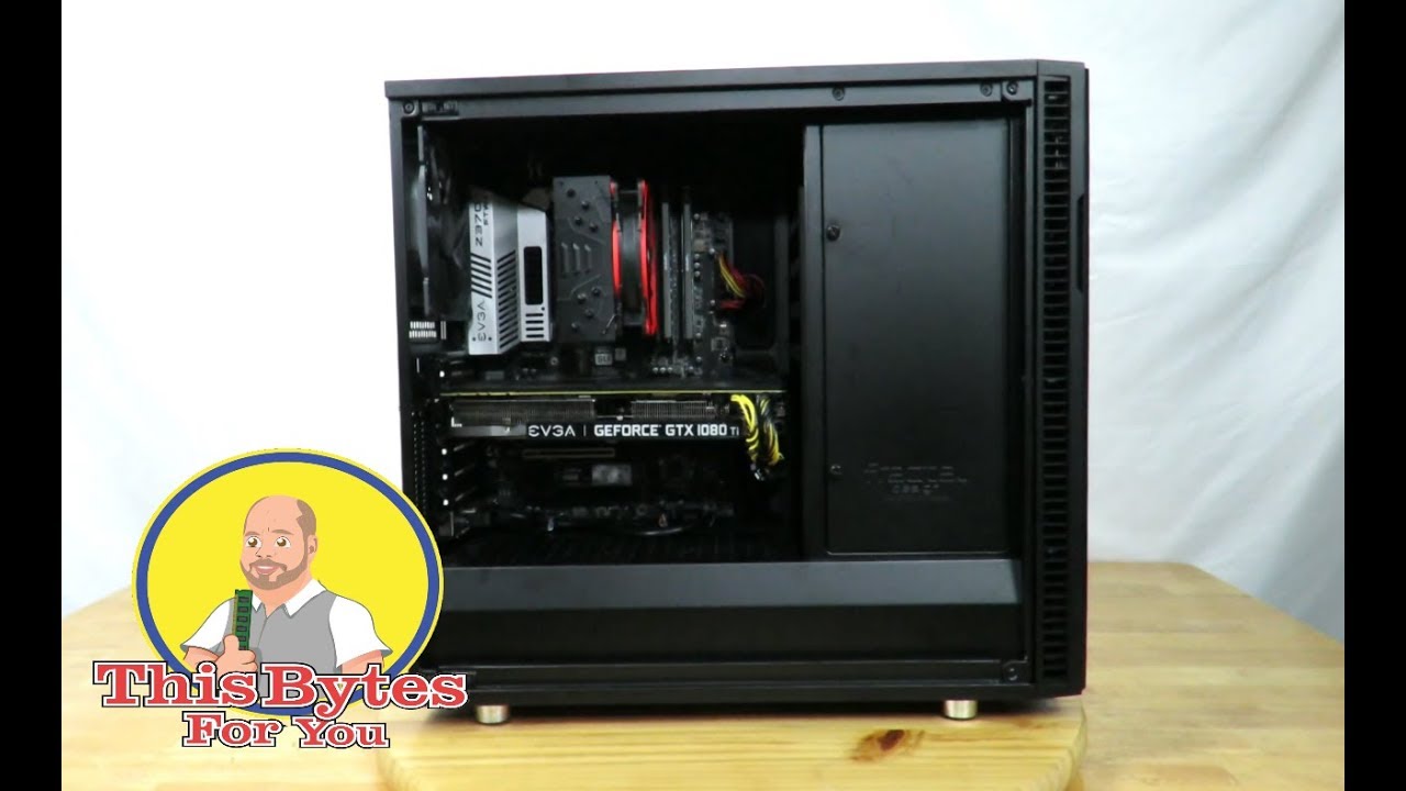 Showcasing the Fractal Design Define R6 Blackout TG case