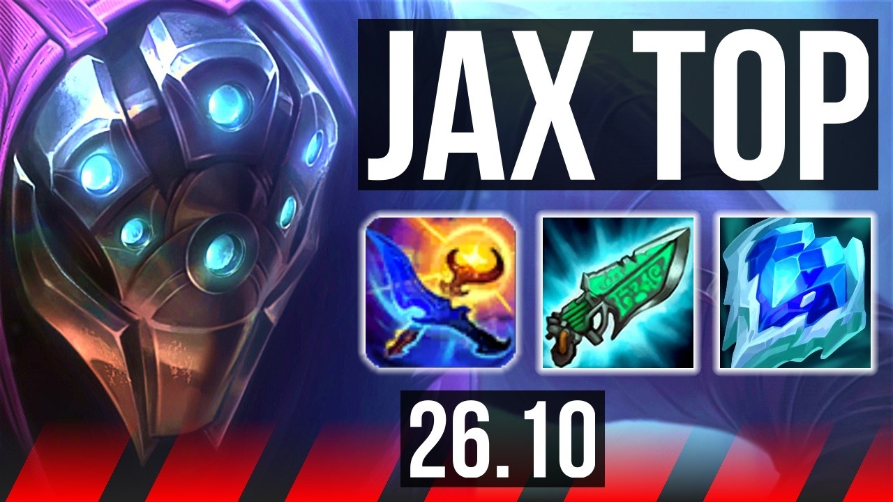 JAX vs DARIUS (TOP) | Press The Attack, Good KDA: 17/2/1 | EUW Master | 26.10