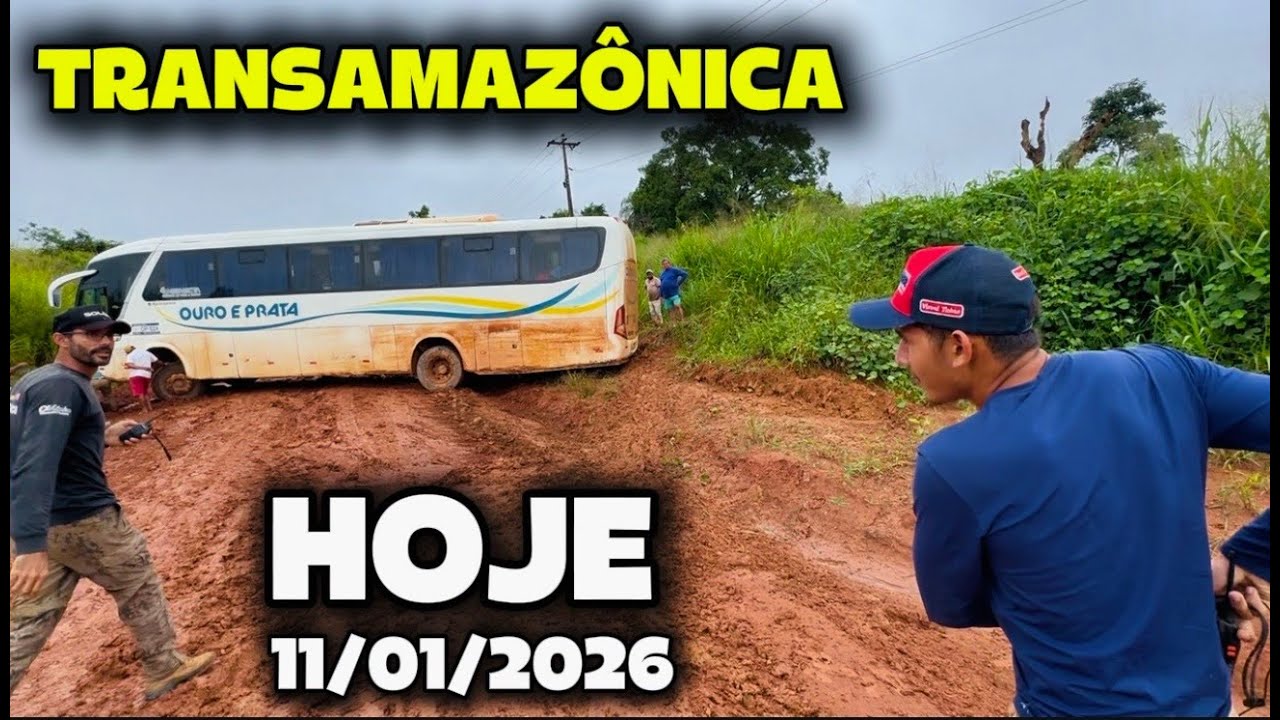 HOJE APÓS UMA CHUVA, como ficou a transamazônica? 11/01/2026