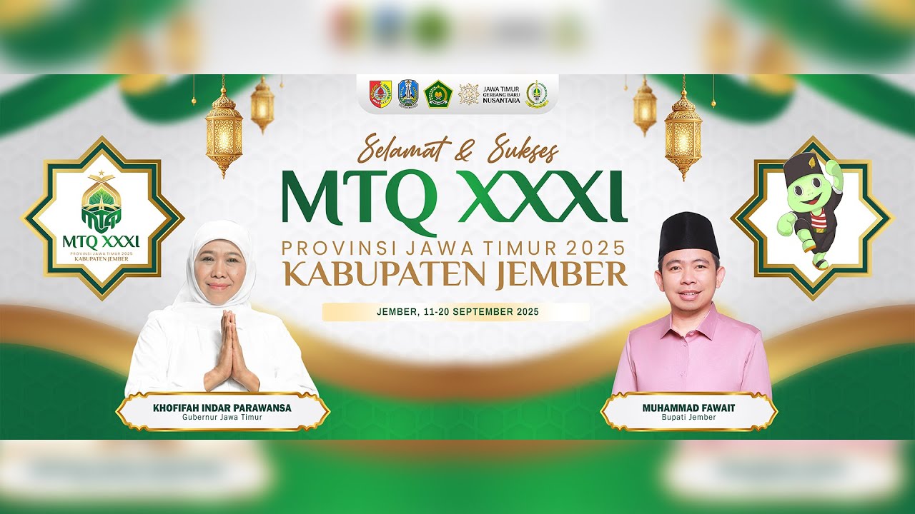 🔴 LIVE PEMBUKAAN MTQ XXXI PROVINSI JAWA TIMUR TAHUN 2025