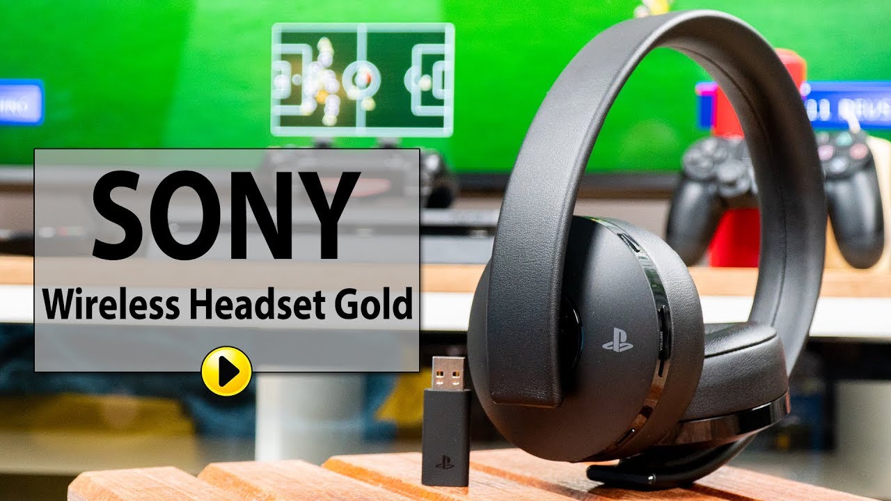 Słuchawki SONY Wireless Headset Gold PS4